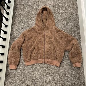 Skims crop hoodie! Like new!